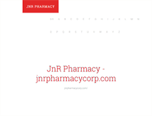 Tablet Screenshot of jnrpharmacycorp.com